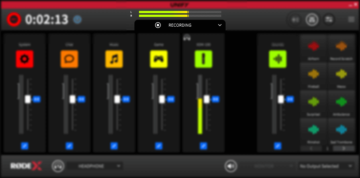 UNIFY recording submix